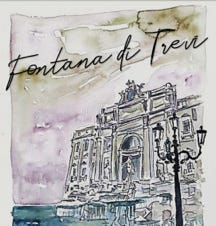 Fontana die Trevi Logo